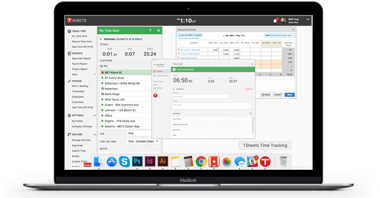 TSheets Dashboard