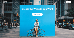 Wix Homepage