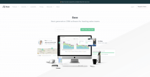 Base CRM Homepage