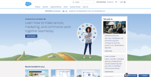 Salesforce homepage