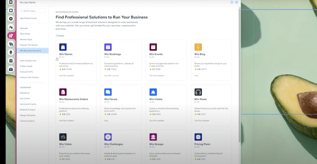 wix plugins ui