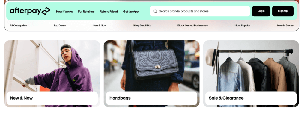 Afterpay ui