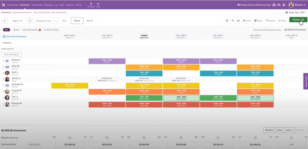 homebase ui