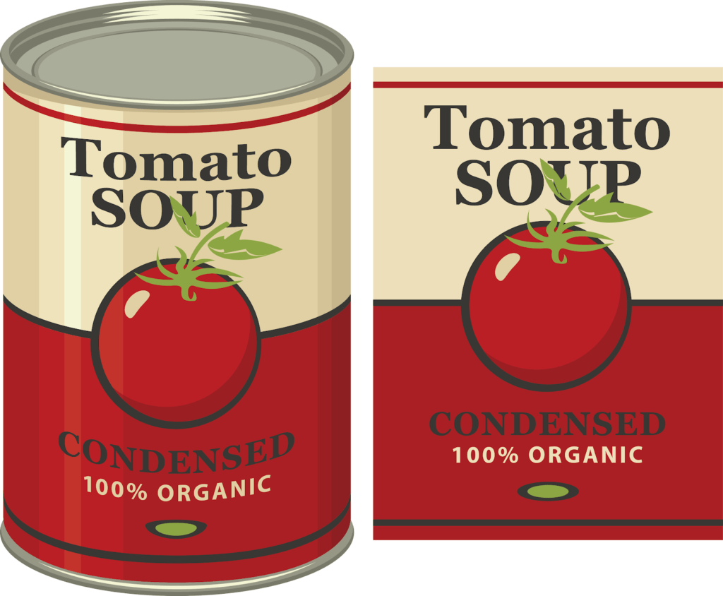 A stock image of generic tomato soup